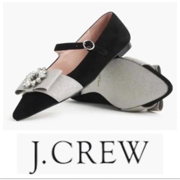 j crew velvet mary jane with jewels size 8​​​ - Picture 2 of 4